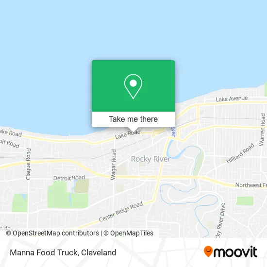 Mapa de Manna Food Truck