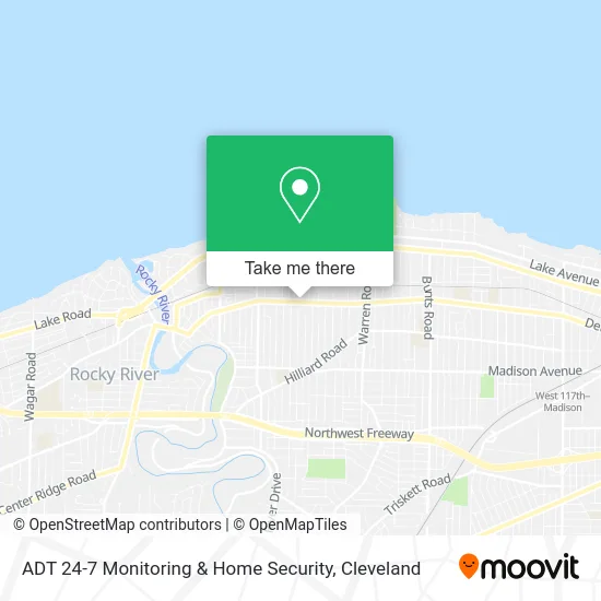 ADT 24-7 Monitoring & Home Security map