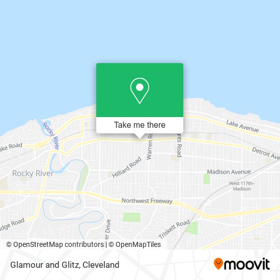 Glamour and Glitz map