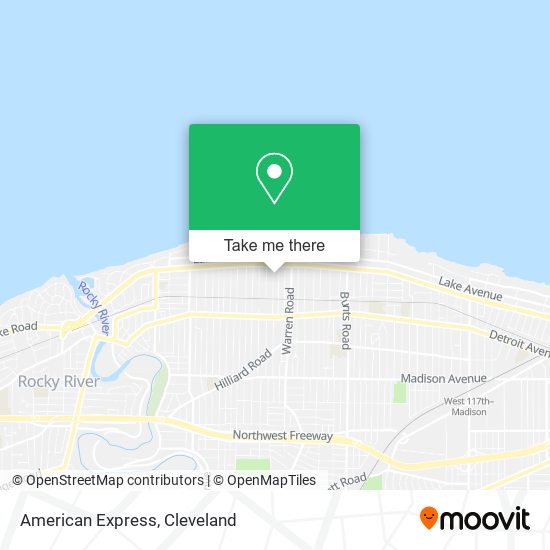 Mapa de American Express