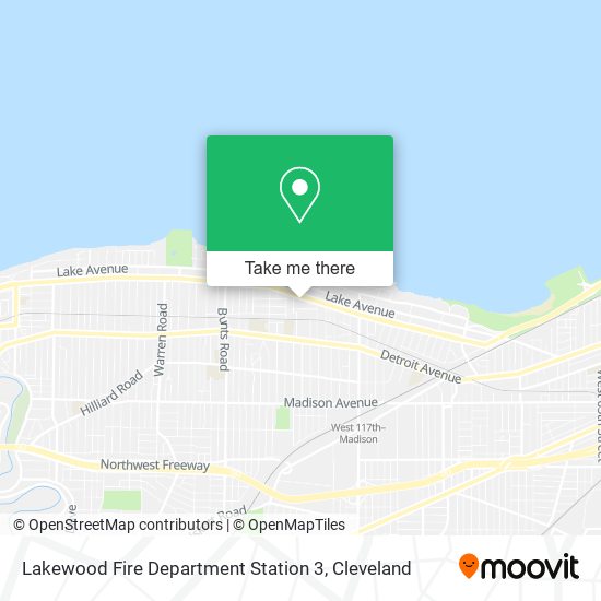 Lakewood Fire Department Station 3 map