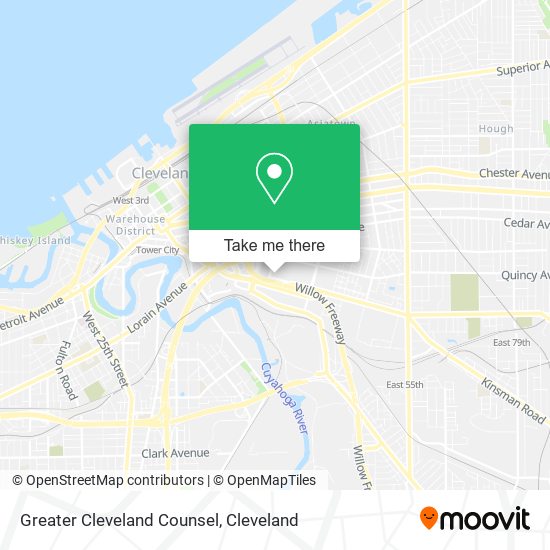 Greater Cleveland Counsel map