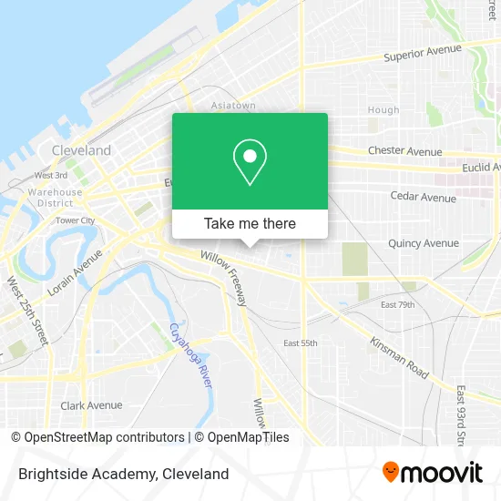 Brightside Academy map
