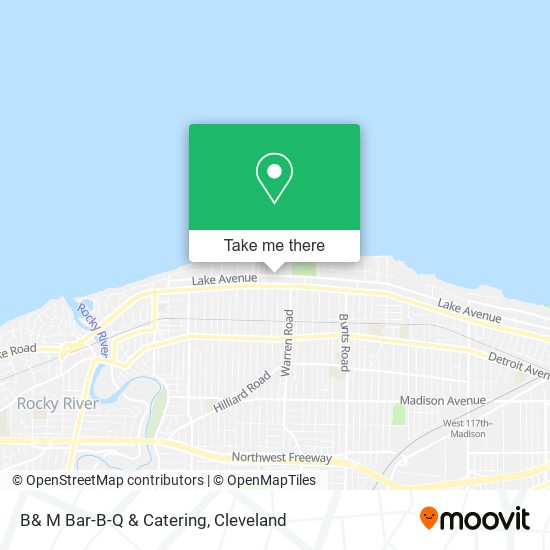 B& M Bar-B-Q & Catering map