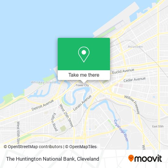 The Huntington National Bank map