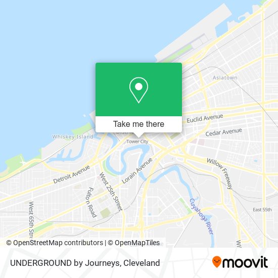 UNDERGROUND by Journeys map