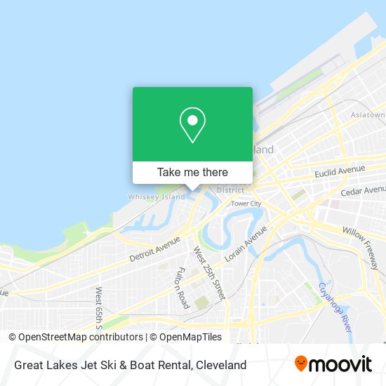 Mapa de Great Lakes Jet Ski & Boat Rental