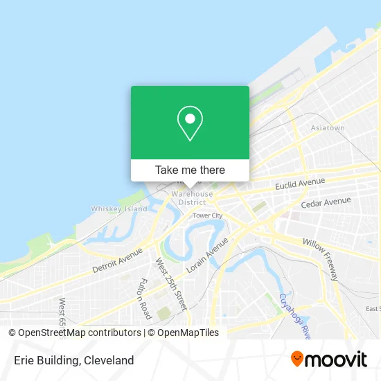 Erie Building map