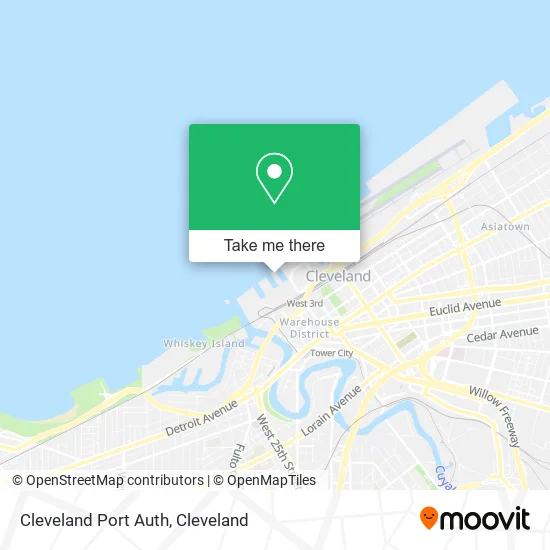 Mapa de Cleveland Port Auth