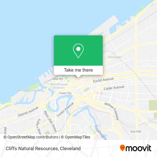 Cliffs Natural Resources map