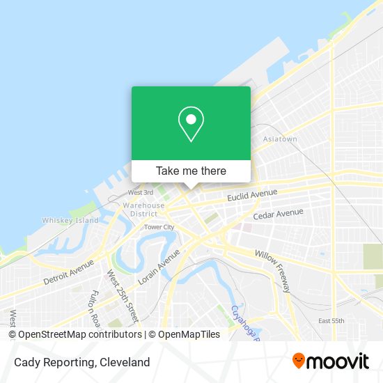 Cady Reporting map
