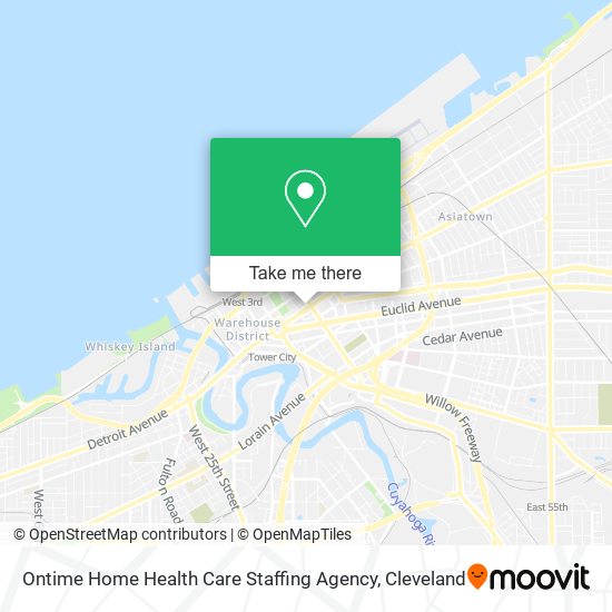 Ontime Home Health Care Staffing Agency map