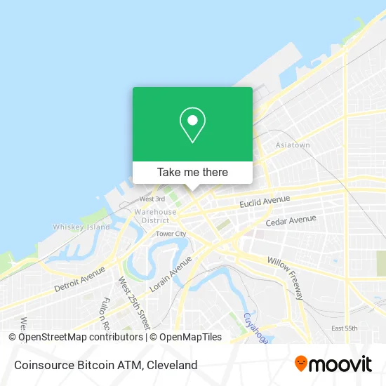 Coinsource Bitcoin ATM map