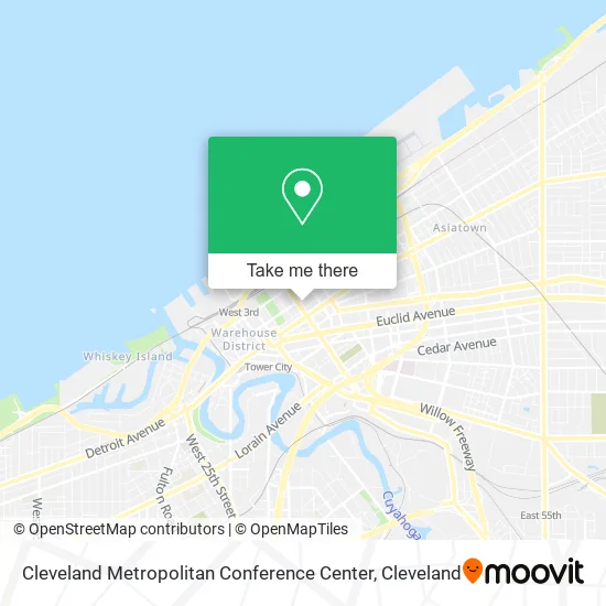 Cleveland Metropolitan Conference Center map