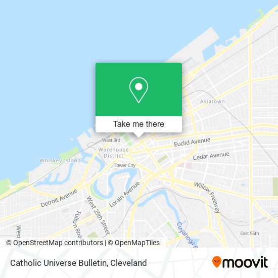 Catholic Universe Bulletin map