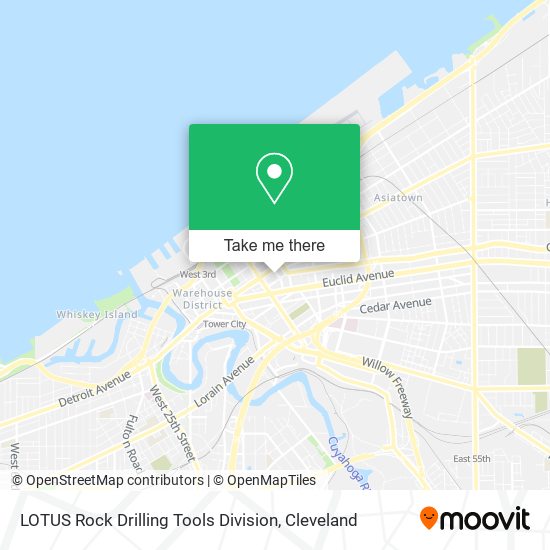 LOTUS Rock Drilling Tools Division map