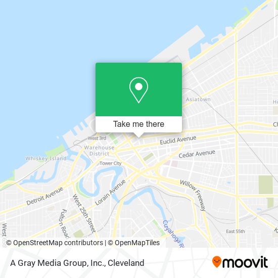 Mapa de A Gray Media Group, Inc.
