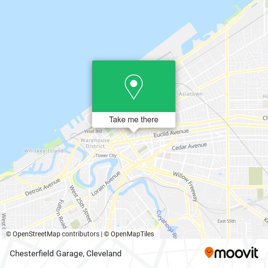 Chesterfield Garage map
