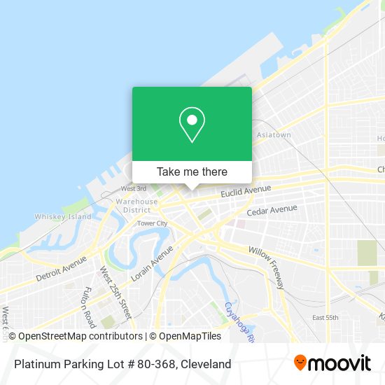 Mapa de Platinum Parking Lot # 80-368