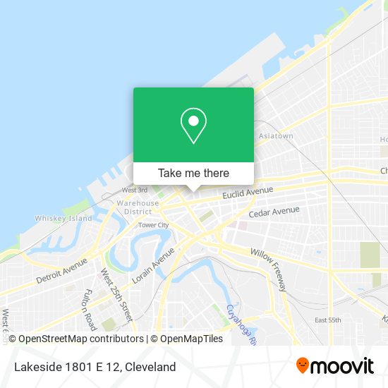 Lakeside 1801 E 12 map