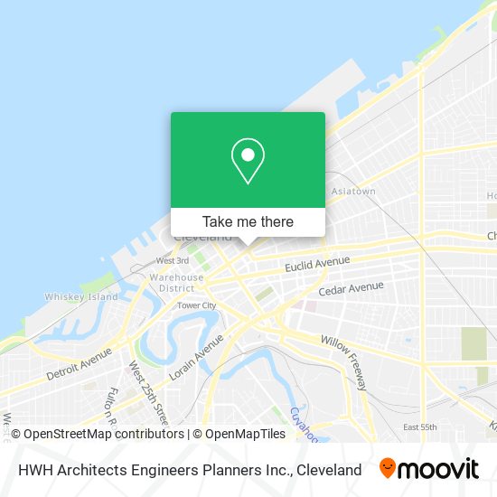 HWH Architects Engineers Planners Inc. map