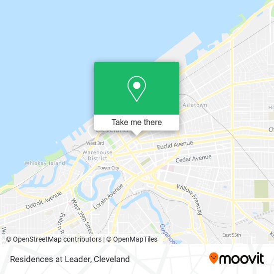 Mapa de Residences at Leader