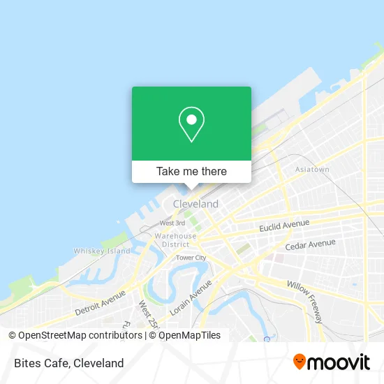 Bites Cafe map