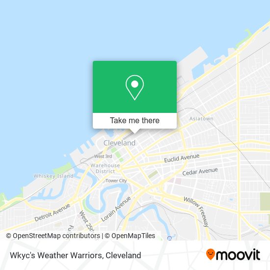 Wkyc's Weather Warriors map
