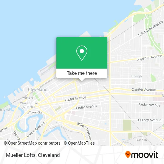 Mueller Lofts map