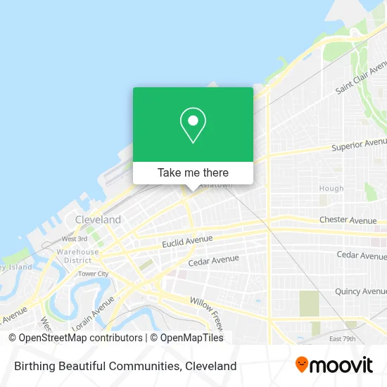 Birthing Beautiful Communities map