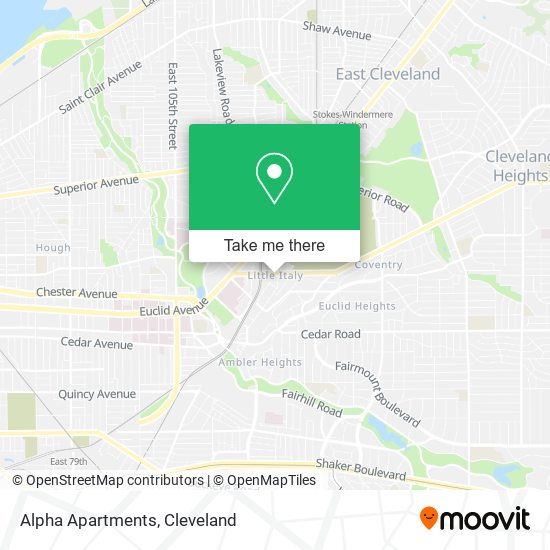 Mapa de Alpha Apartments