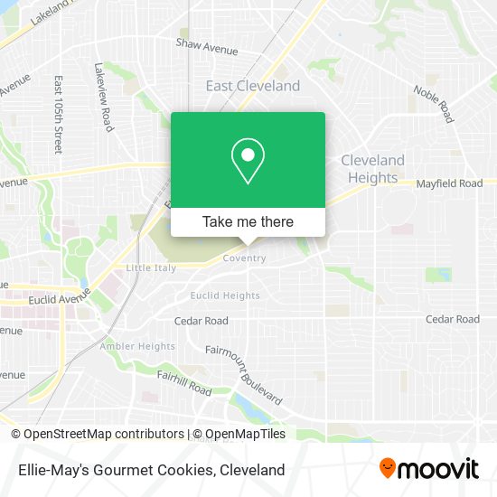 Ellie-May's Gourmet Cookies map