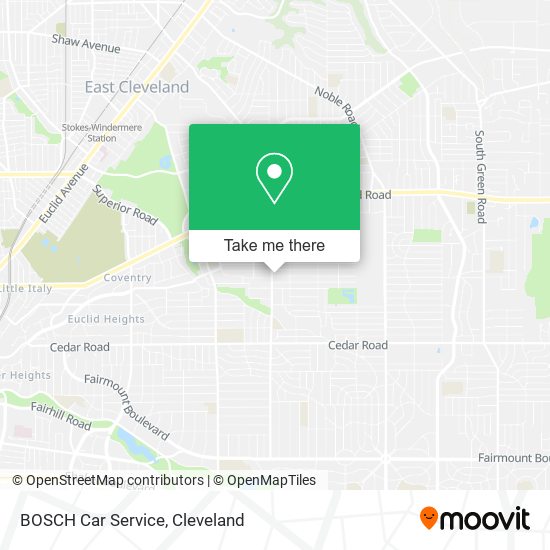 BOSCH Car Service map