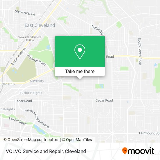 VOLVO Service and Repair map