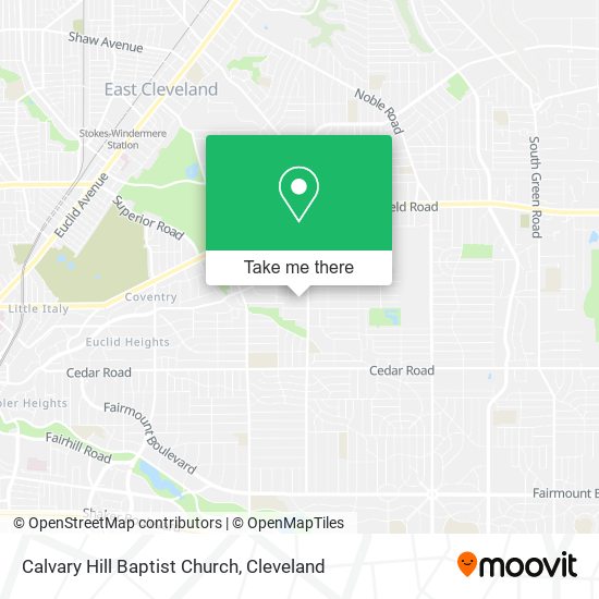 Mapa de Calvary Hill Baptist Church