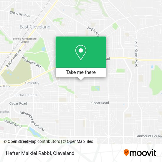 Hefter Malkiel Rabbi map