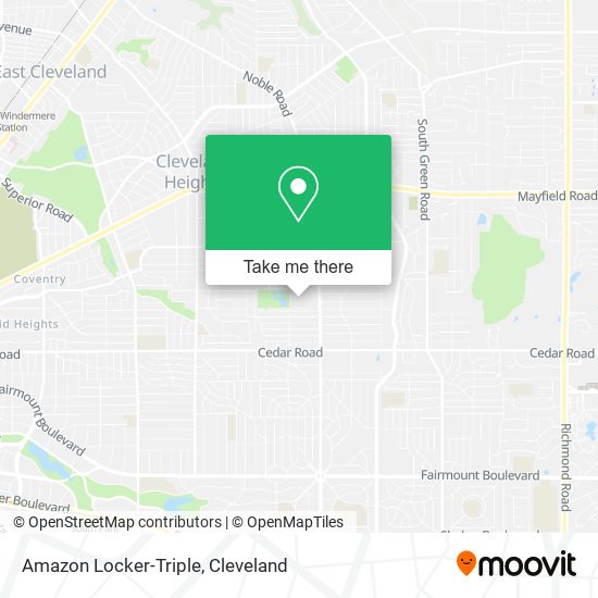 Mapa de Amazon Locker-Triple