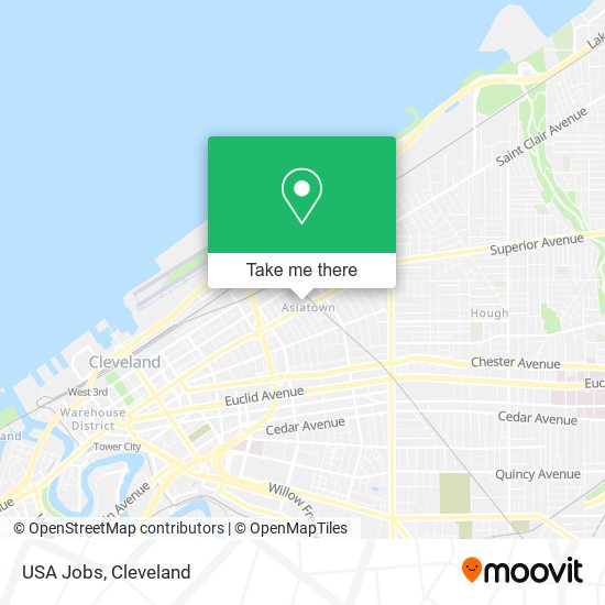 Mapa de USA Jobs