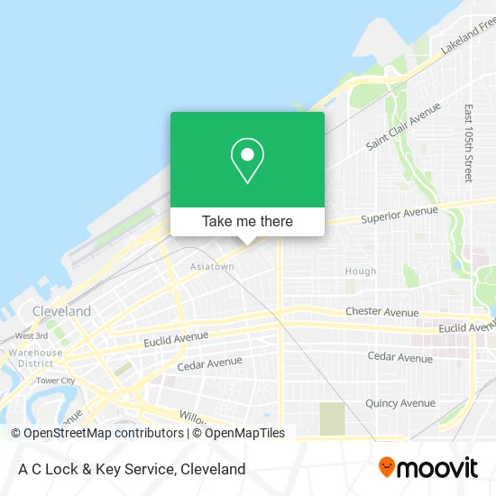 Mapa de A C Lock & Key Service