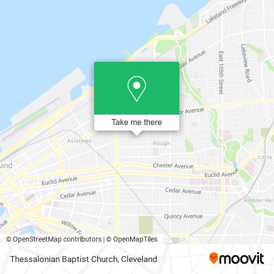 Thessalonian Baptist Church map