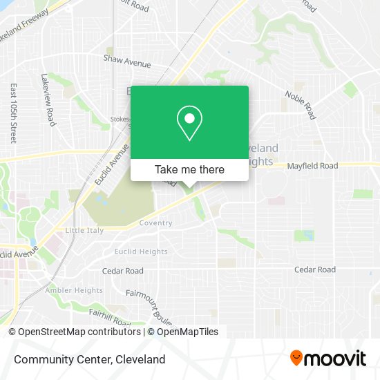 Mapa de Community Center