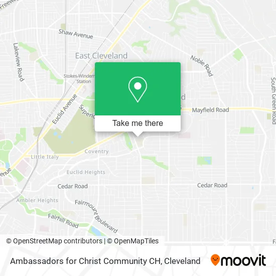 Ambassadors for Christ Community CH map