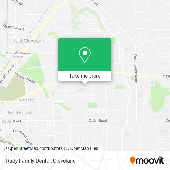 Rudy Family Dental map