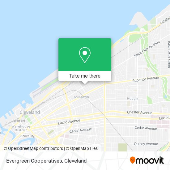 Evergreen Cooperatives map
