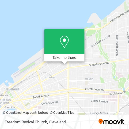 Freedom Revival Church map