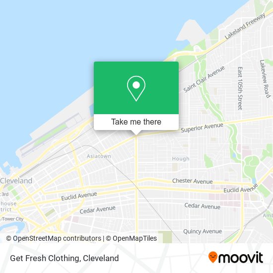 Get Fresh Clothing map