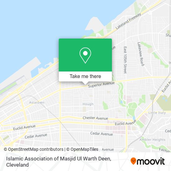 Mapa de Islamic Association of Masjid Ul Warth Deen