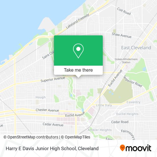 Harry E Davis Junior High School map