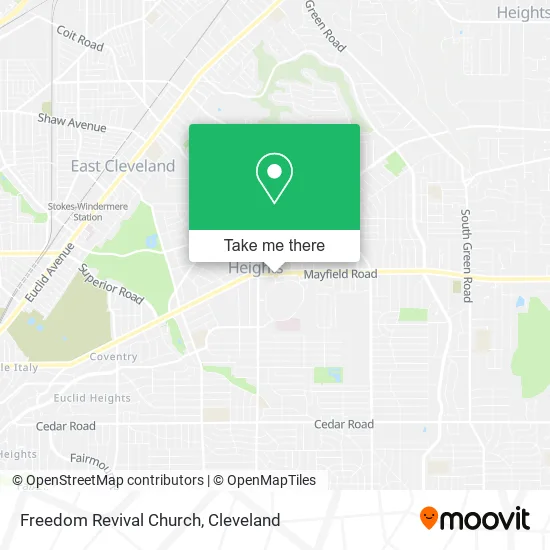 Freedom Revival Church map