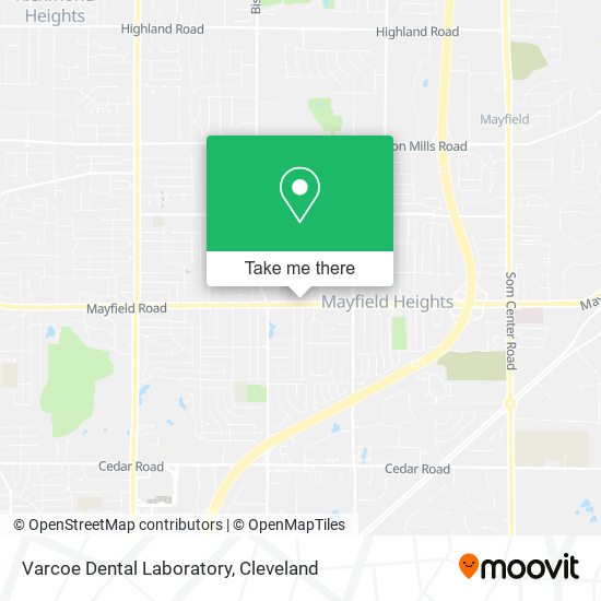 Varcoe Dental Laboratory map